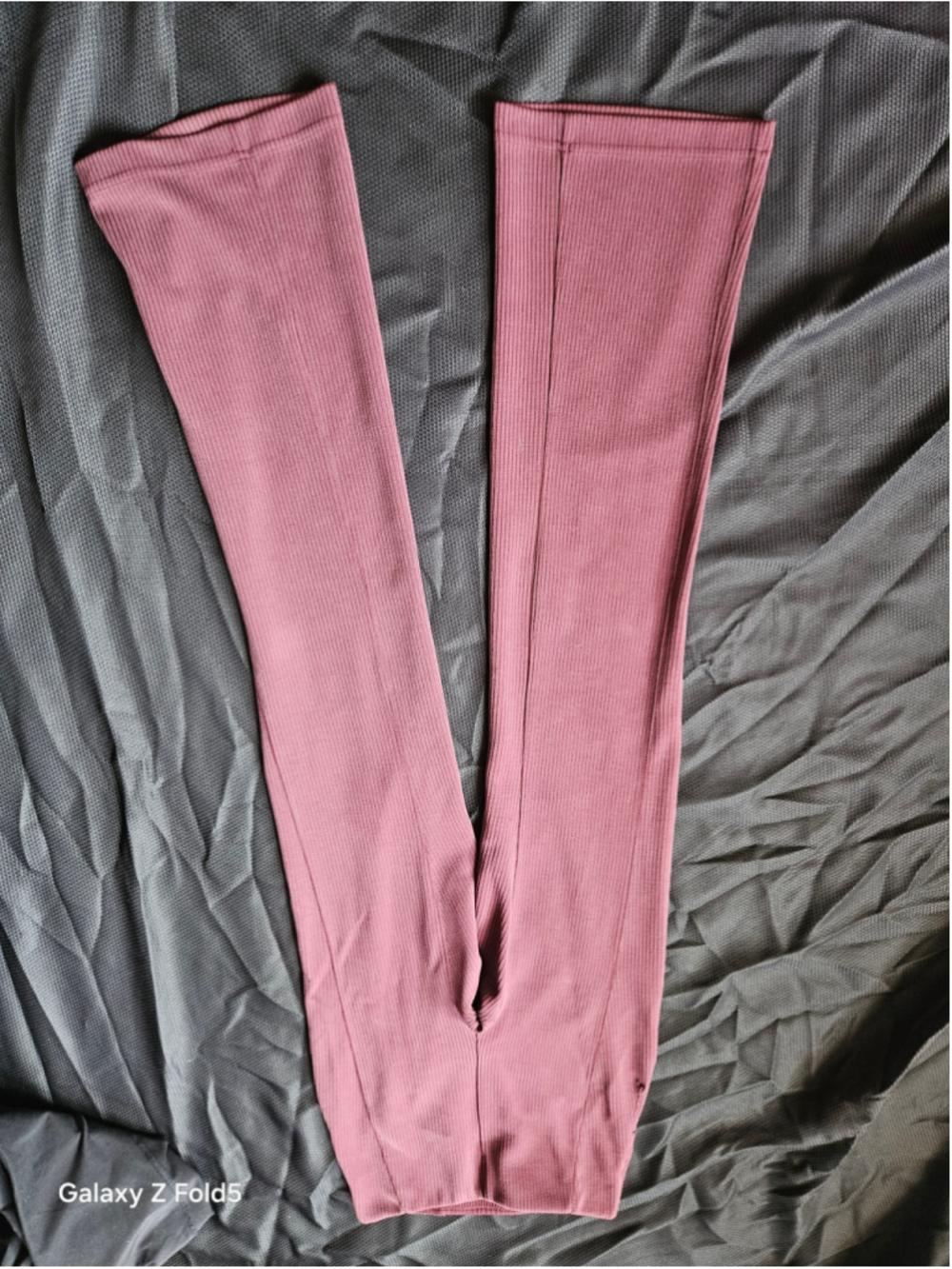 Women's Lululemon Ribbed Flare Pants Size 2 Pink
